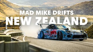 Mad Mike drifting Crown Range in New Zealand