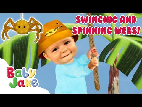 @BabyJakeofficial - 🌳 Swinging and Spinning with Baby Jake 🕷️🕸️ | Full Episodes | TV Shows For Kids