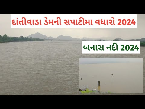 દાંતીવાડા ડેમ | Dantiwada Dam live 2024 | Banas Nadi live |Dantiwada Dam 2024 |Banas Nadi video 2024