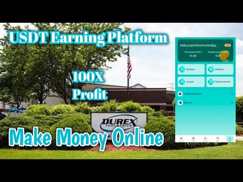 New USDT investment Site Shopping Mall website Make Money Online Passive Income generator