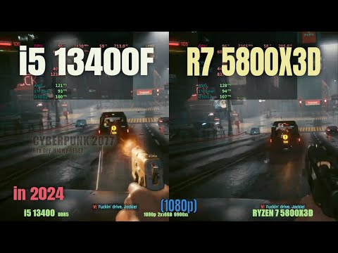 Ryzen 5800x3d vs i5 13400 in 2024