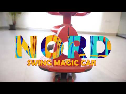 Baybee Nord swing car for Kids Inbuilt Music With Light