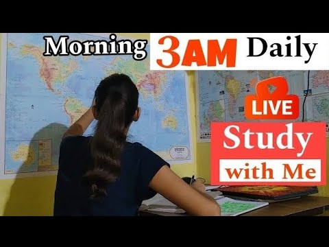 Live Study ⏰📚 3AM I Woke Up for UPSC Study