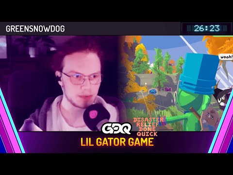 Lil Gator Game by GreenSnowDog in 26:23 - Disaster Relief Done Quick 2024