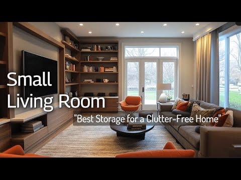 100+ Top Small Living Room Design Ideas: Best Storage for a Clutter-Free Home