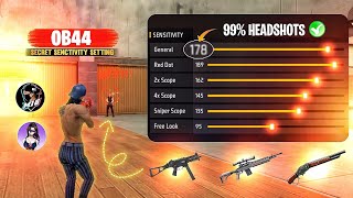 Free Fire (OB44) Update Senctivity 200 😱 Free Fire Headshots 🎯 Senctivity Settings 2024