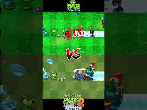 Pvz 2 Vs Pvz - Melon Pult, Repeater, Spike Rock Vs Zomboni zombie Team #shorts