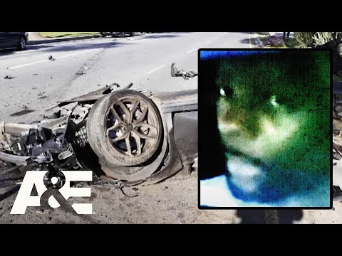 Man Steals High-End Car, Crashes After Wild Police Pursuit | Fugitives Caught on Tape | A&E