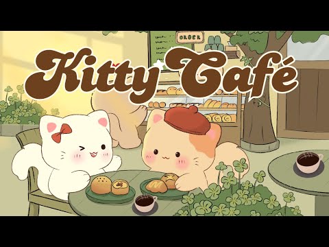 Kitty Coffee Shop 🍰 ☕ 1 Hr Song🍨 lofi chill 【Cute lofi music mix】🥐study/aesthetic/chill/relax ♪