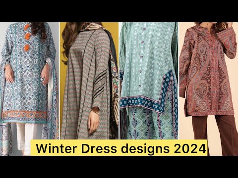 Latest Winter khaddar Dress designs 2024|Upcoming winter dress designs|Winter suit designs