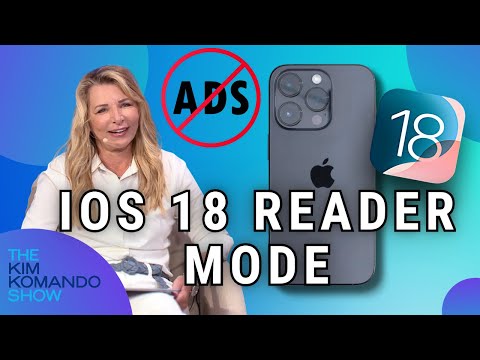 Using iOS18 Reader Mode