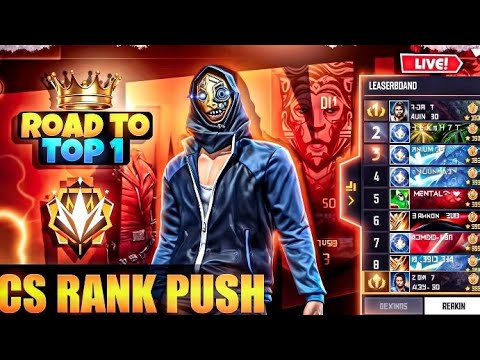 FREE FIRE CS PUSH |T ASRAF IS LIVE