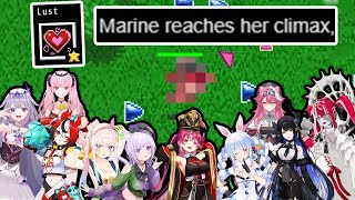 Hololive Girls Reactions To Marine Lust Skill Description In HoloCure [ HoloCure Clips ]