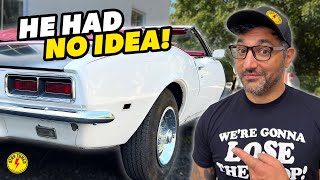 I SURPRISED My Dad With His DREAM Car! 1968 Chevy Camaro!