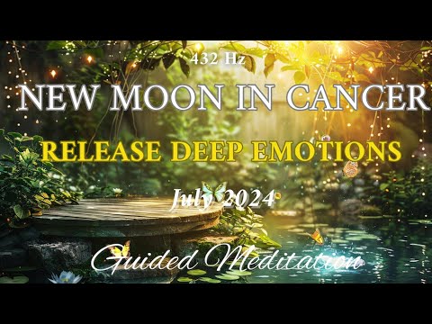 New Moon🌚♋️ Guided Meditation (July 2024) - Release Deep Emotions with Mother Earth💚