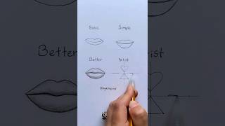 How to draw Lips 💋 Which level can you draw?!  #art #artwork #artist #draw #drawing #sketch #cartoon