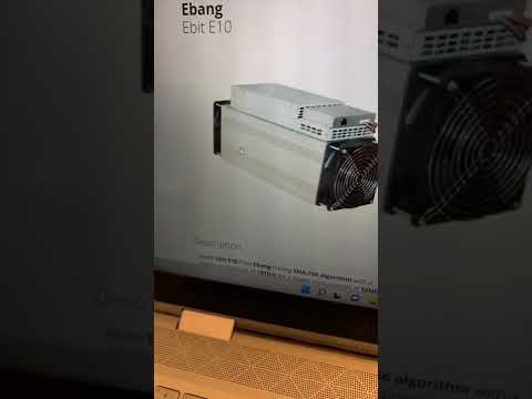 🔴🔴 Ebit Ebang E10 ASIC Crypto Miner ✅ ✅