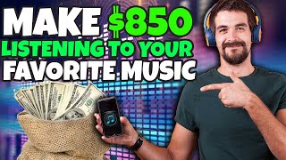 Make $850 For Listening To Your Favorite Music | Earn Money Online 2022