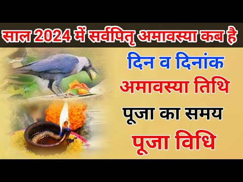 सर्व पितृ अमावस्या 2024 कब है | Sarva Pitru Amavasya 2024 Kab Hai | October Amavasya 2024 Kab Hai