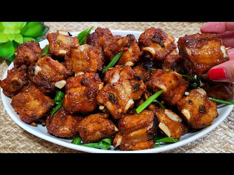 These pork ribs will disappear in a second! You will cook it again & again! 🔥😮| 2 RECIPES