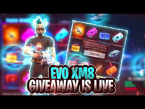 GIVEAWAY EVO XM8 AND 10000 DIAMONDS CUSTOM ROOM | FREE FIRE LIVE ​​​​ @Gyan Gaming  @SKYLORD ​