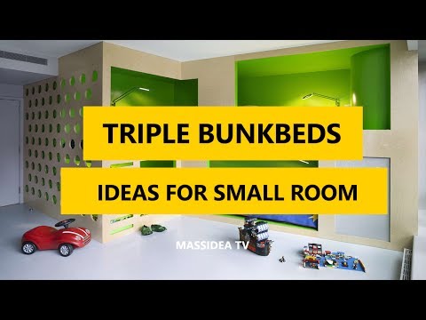 35+ Best Triple Bunk Beds Designs Ideas for Small Room 2017