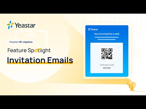 Invitation Email | Yeastar Visitor Management System Feature Spotlight e02