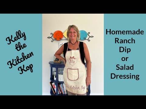 Healthy EASY delicious Homemade Ranch Dressing OR Dip