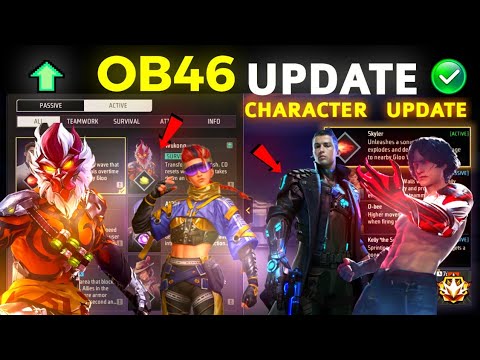 OB46 Character changes Update | OB46 update free fire | Free Fire ob46 update full details