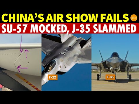 China Air Show Fails: Russian Su-57 Mocked for Rough Finish, China’s J-35A Called a Copycat