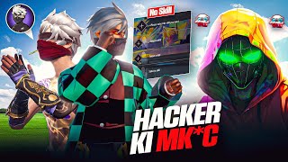 No Character Skills Challenge With Zerox ff 🔥 Vs Awm Hacker 🤬 TGR GTK BEING TOXIC?😡 Garena Free Fire