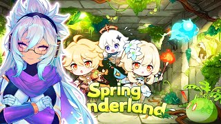 CY YU REACTS TO Genshin Impact Fan Art Program "Spring Wonderland" | Reaction