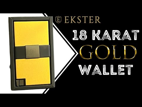 The Ekster 18 karat gold wallet review