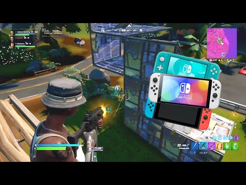 Nintendo Switch OLED Fortnite Chapter 3 Arena Gameplay (4K 60FPS)