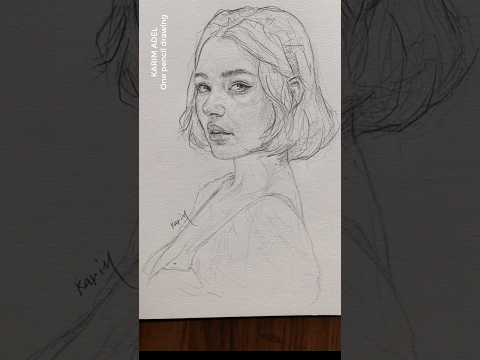 How to draw a portrait using loomis method #portraitdrawing #drawingtutorial