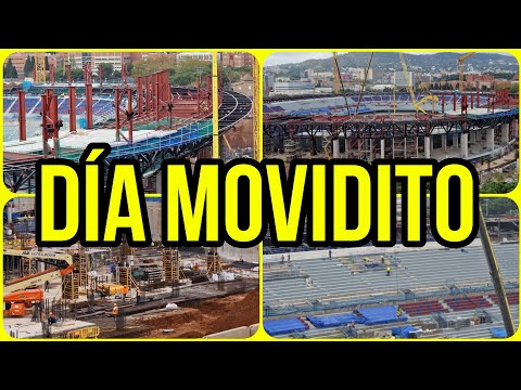 🔴OBRAS CAMP NOU (18 de Noviembre)⚠️Mucho movimiento  en todas las zonas