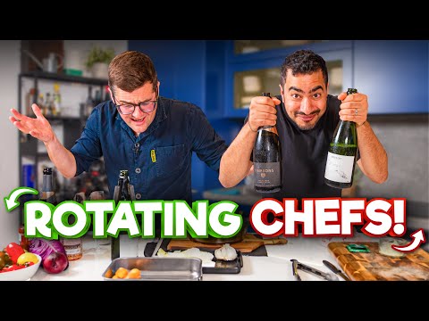 ‘ROTATING CHEFS’ in a small kitchen!! Recipe Relay Challenge | Pass It On S3 E19