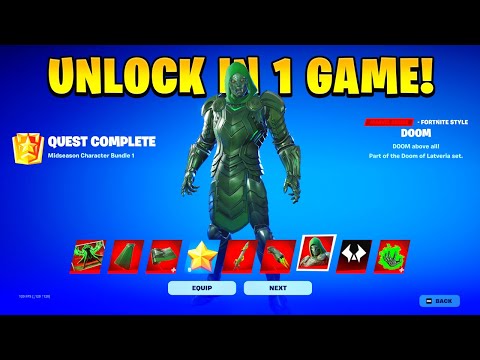 How To GET DR DOOM SKIN in Fortnite! (Doom Quests Guide)