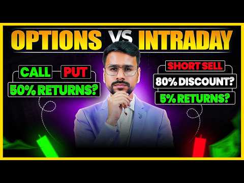 Intraday Trading VS Options Trading For beginners | Option Trading Kaise Kare in Hindi