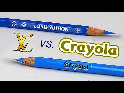 $1000 LUXURY COLOR PENCILS VS $1 CRAYOLA: Which Is Better?