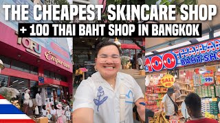 The CHEAPEST SKINCARE SHOP in BANGKOK 🇹🇭 + 100 THAI BAHT SHOP | Ivan de Guzman