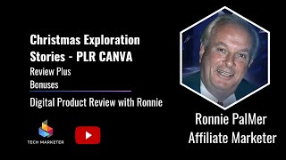 Christmas Exploration Stories - PLR CANVA Review