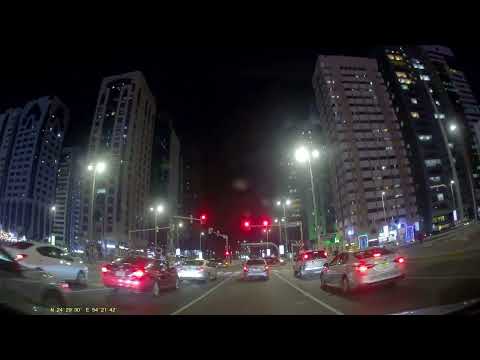 Stunning Abu Dhabi City Night Drive: 4K Dash Cam Tour