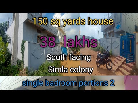 150 sq yards house 38 lakhs shadnagar