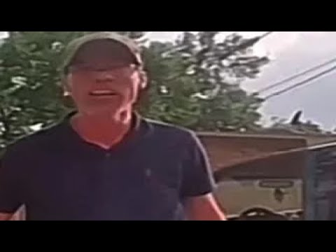 Really Angry Redneck Doesn't Like Cops on his Property