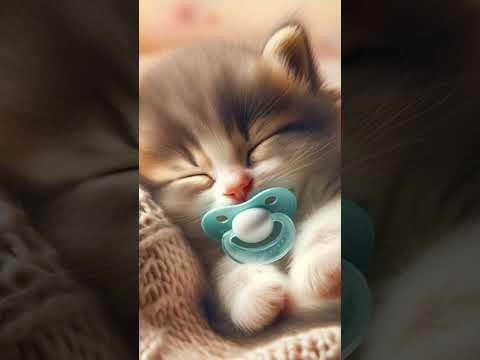 Sleeping Kitten #kitten #sleepmusic #lullaby