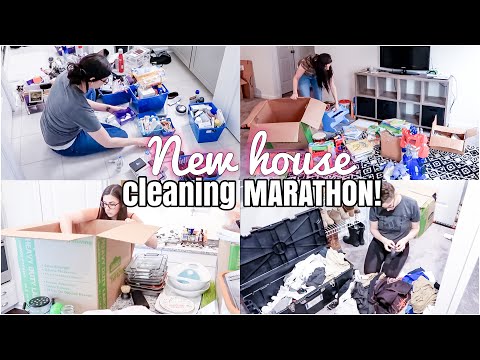 CLEAN WITH ME MARATHON | NEW HOUSE CLEAN WITH ME | EXTREME CLEANING AND ORGANIZING