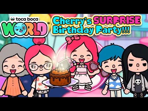 Cherry's Surprise Birthday Party!!! - Toca Life World