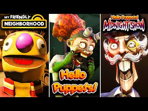 Puppet Horror Marathon | My Friendly Neighborhood | Hello Puppets | HP Midnight Show | No Commentary