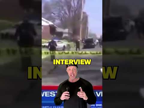 CRIMINAL Stopped Mid Police Chase By Interviewer #viral #news #police